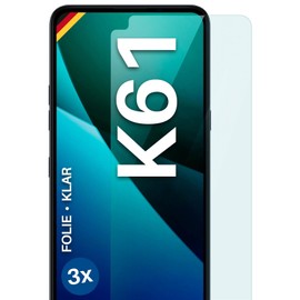 moex FlexProtect Screen Protector Compatible with LG K61 Screen Protector Only 0.2 mm Thin, HD Ultra Clear and Extra Scratch-Resistant - Pack of 3