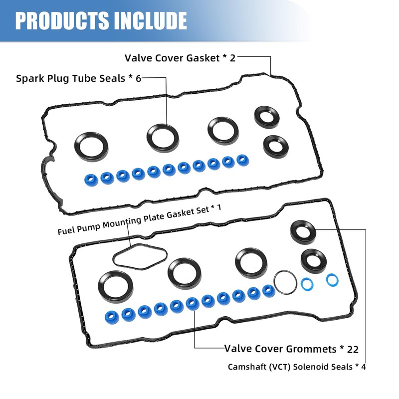 Sorello VS50879R VS50879 Engine Valve Cover Gasket Set Compatible with