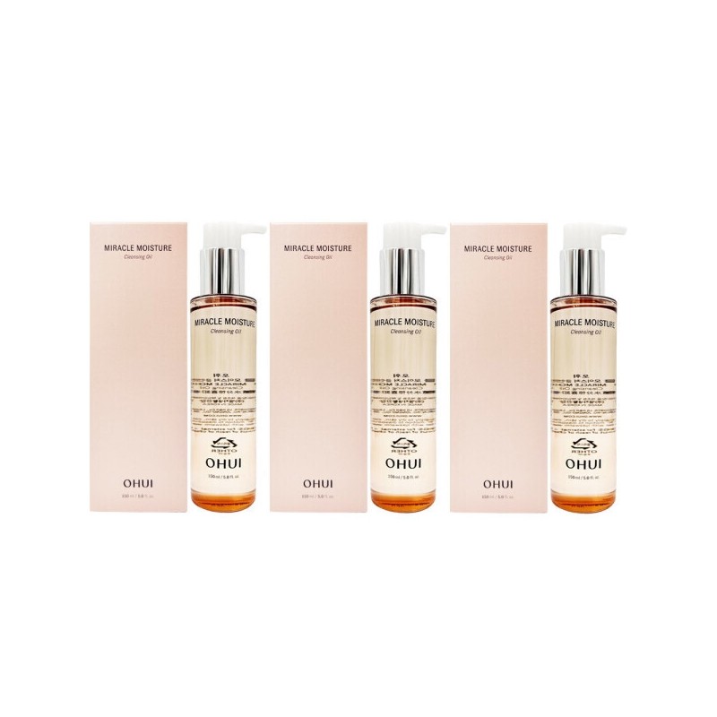 NEW Ohui Miracle Moisture Cleansing Oil 150ml 3pcs / NEW
