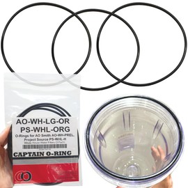Captain O-Ring – Replacement AO-WH-LG-OR O-Rings for AO Smith AO-WH-PREL, PS-WHL-H (PS-WHL-ORG) Whole House Water Filter Housing (3 Pack)