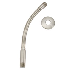 Keeney Stylewise 11.5" Flexible Showerhead Extension Arm, Brushed Nickel