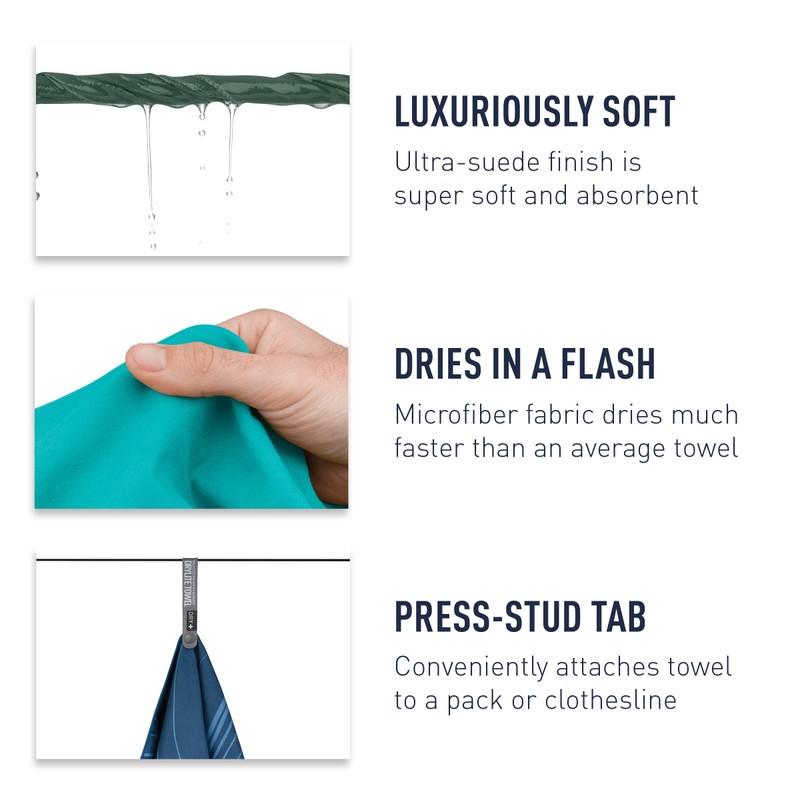 Sea to Summit Dry Light Towel, Lightweight Camping and Travel