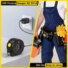 2-in-1 Laser Tape Measure 197Ft Rechargeable Digital Tape Measure A