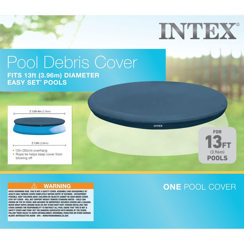 Intex 28026E UV Resistant Deluxe Debris Pool Cover for 13-Foot