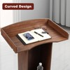 BEQUZON Podium Stand for Lectern Presentation Church Classroom, Pulpit with