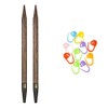 Lykke Knitting Needles Interchangeable Tips Driftwood 5 inches long (13cm)