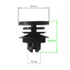 Clips und Klammern 3B0868243 Fairing Clips 10 Pieces
