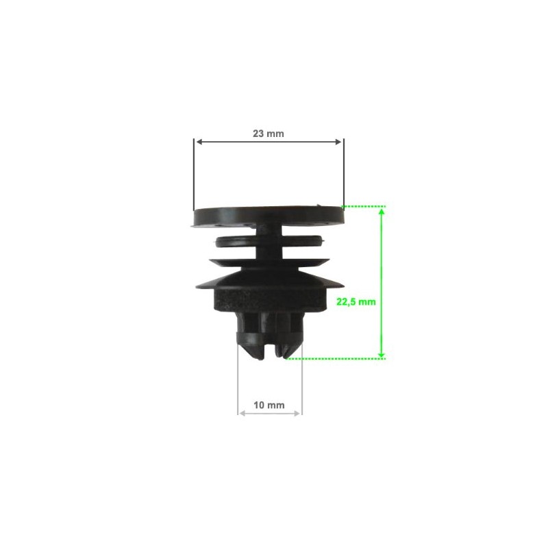 Clips und Klammern 3B0868243 Fairing Clips 10 Pieces