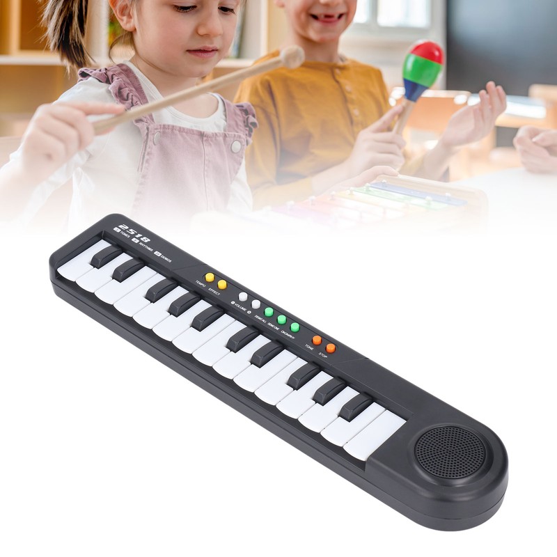 25 Keys Piano Keyboard Adjustable Tones Electronic Kids Keyboard Music