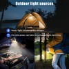 Powfloven 5000mAh Rechargeable Light Bulbs with Remote, E26 Wireless LED
