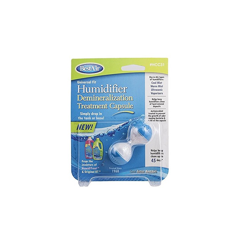 BestAir HCC31 Humidifier Cleaner Capsule, 6 Pack