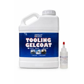 Fiberglass Supply Depot Orange Tooling Gelcoat Gallon with 60cc Hardener (MEKP)