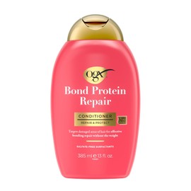 OGX, Acondicionador BOND REPAIR, Reparador de Proteínas, Actúa en Áreas Dañadas, Tecnología LipiPro Shield