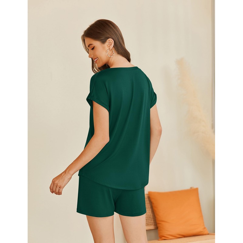 Ekouaer Pajamas for Women Set Button Up Pj Sets Soft