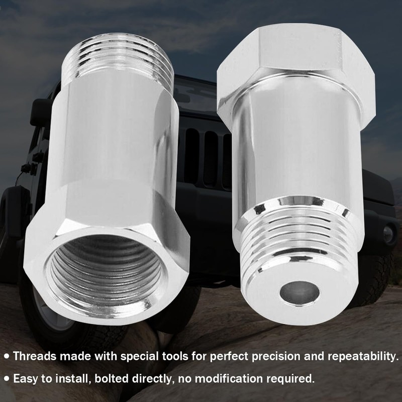 JNNJ 2 Pcs O2 Sensor Extender Spacer, Universal O2 Oxygen