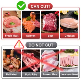ZTQCSQ Manual Fresh Meat Slicer Cleaver Kitchen Knife Set, Meal Prep, Manual Cutter Raw Slicer, can Slicing Shredding, Beef Pork Mutton for Home Cooking BBQ