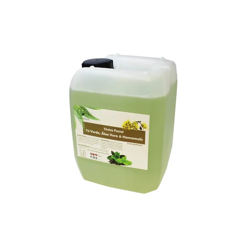 Tónico Facial Áloe Vera, Té Verde & Hamamelis 5l