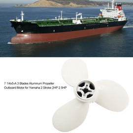 Gorgeri 7 1/4x5-A 3-Blade Aluminum Propeller Outboard for Yamaha 2-Stroke 2HP 2.5HP
