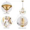 WUZUPS Crystal Candle Chandelier Pendant Flushmount Ceiling Light Modern Lighting