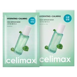 셀리맥스 더 리얼 시카 카밍 세럼 마스크, 10개입, 1개 CeliMax The Real Cica Calming Serum Mask, 10 Pack, 1 Piece