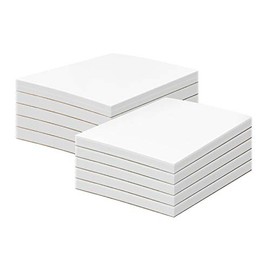 White Memo Pads, 50 Sheets Per Pad, (10 Pads Per Pack) with a Chipboard on The Back. (5 x 8)