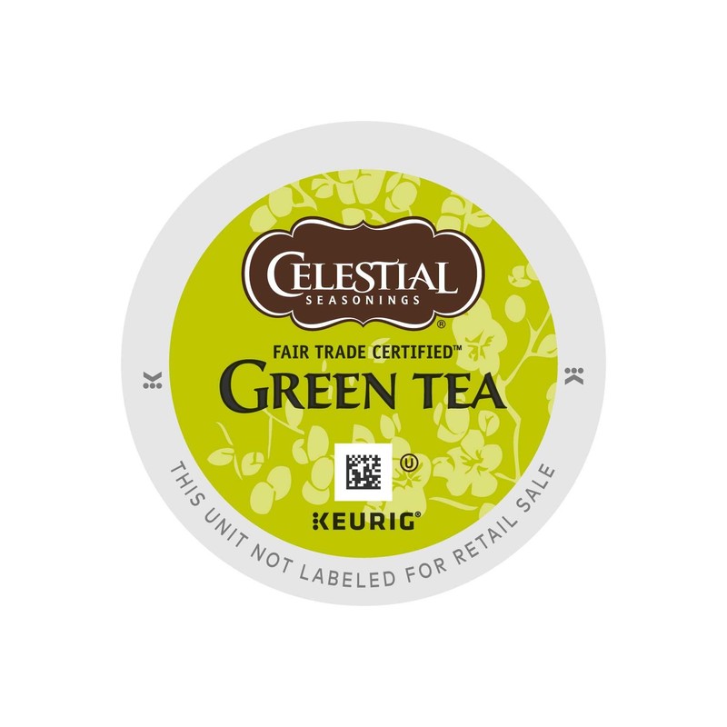 Celestial Seasonings Green Tea, Single-Serve Keurig K-Cup Pods, 72 Count