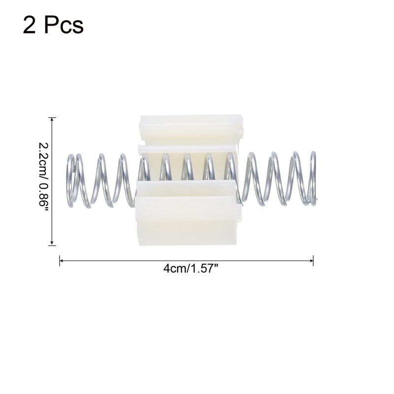 uxcell 2pcs Bifold Door Hardware, 1.5 Inch Bi-fold Closet Door