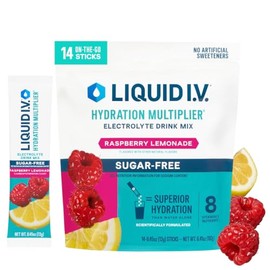 Liquid Multiplicador Hidratación Azúcar Limonada Frambuesa Mezcla Bebida Electrolitos Polvo Paquete Porciones