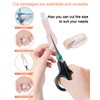 12 Pack Fabric Hammer Toe Corrector Straightener, Reusable Broken Toe