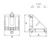 Mounting Bracket Including Screws and Slot Nuts Slot 6 for