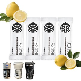xcivi 4 Pack Coffee Machine Cleaner and Descaler, Automatic Coffee Pots & Makers & Espresso Machines Descaler, Compatible with Keurig Breville Nespresso Delonghi Ninja Automatic Coffee Makers