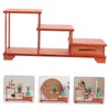 OATIPHO Tiered Wooden Display Stand for Plants and Figurines Wood