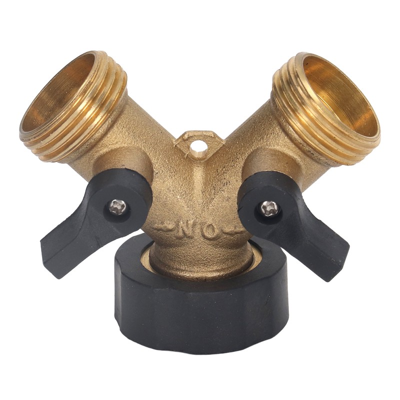 2 Way Ball Valve Durable Brass Plastic Valve Switch 3/4in