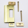 Prime-Line Products U 9495 Adjustable Door Strike, Brass Plated