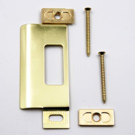 Prime-Line Products U 9495 Adjustable Door Strike, Brass Plated