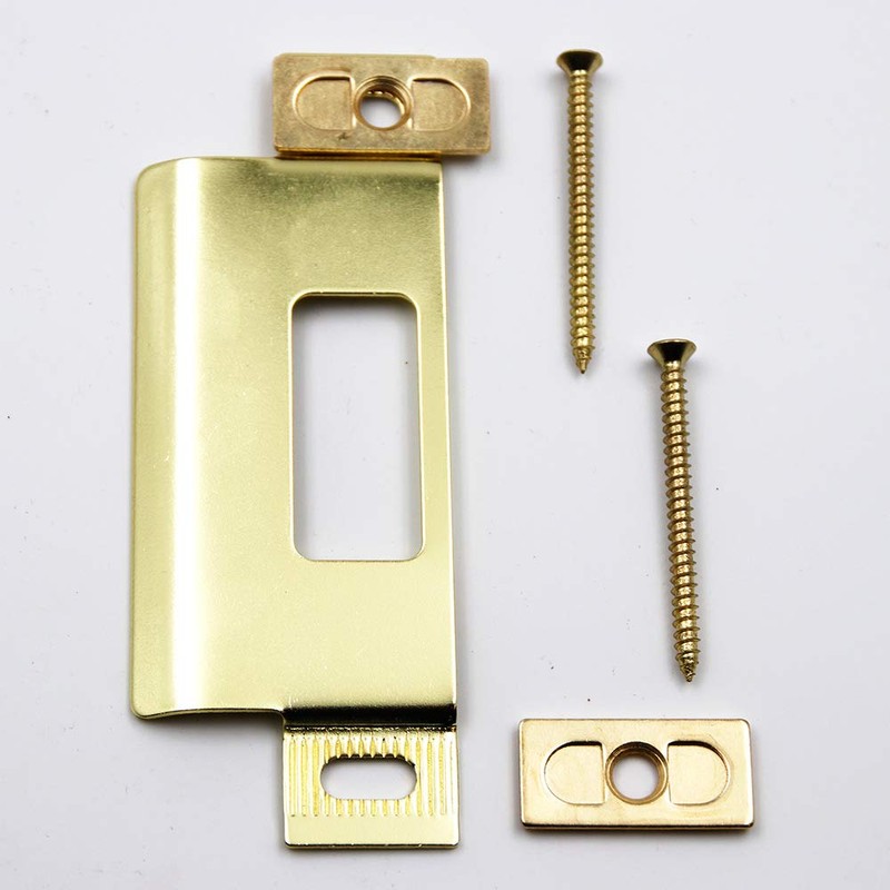 Prime-Line Products U 9495 Adjustable Door Strike, Brass Plated