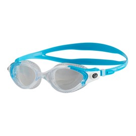 Speedo Swimming Goggles, Bio Fuse Flexy Seal Josei SD98G12 QC (Turquoise x Clear) Free