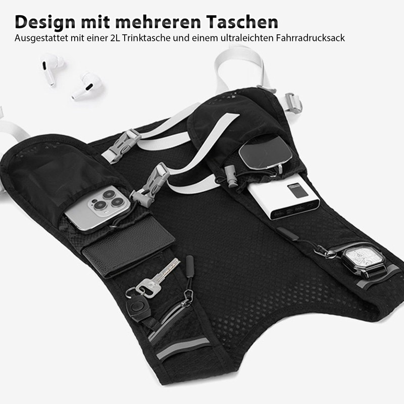 Running Vest for Men and Women, Hydration Backpack Running with