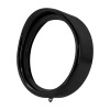 HDBUBALUS 7'' Headlight Black Trim Headlamp Visor Ring Fit For