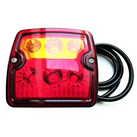 3 Functions LED Rear Light E9 12 V 24 V for Trailers, Trucks, Cars, Motorhomes, Caravans, Tractors etc.