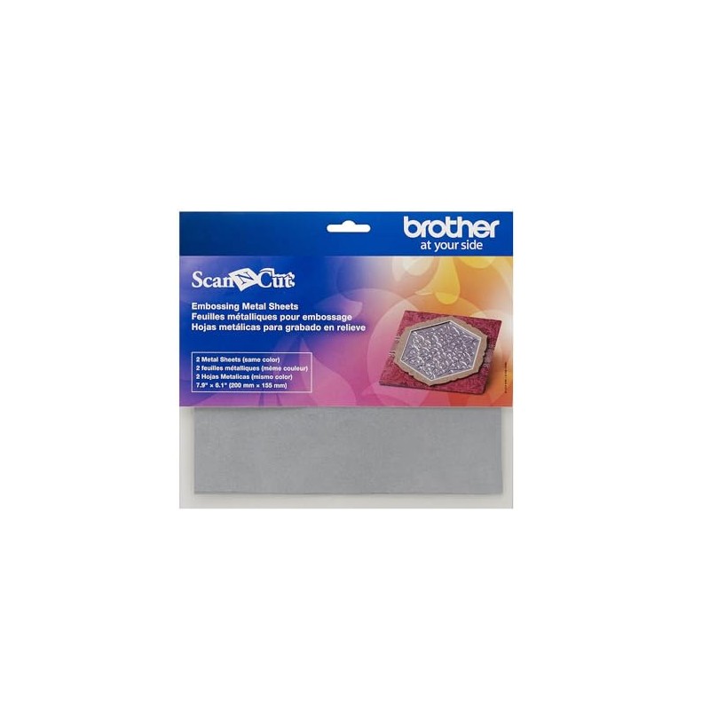 Brother 2 ScanNCut Embossing metal sheets 20 x 15.5 cm