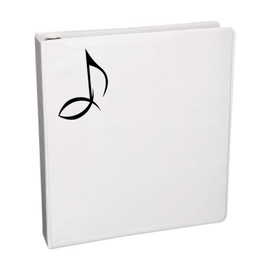 Bargain Max Decals Christian Fish Music Note Decal Notebook Car Laptop 5.5" (Black)