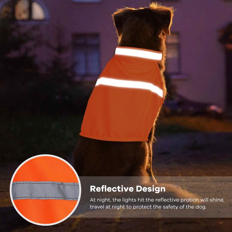Dog Jacket High Visibility Safety Reflective Dog Vest for Small