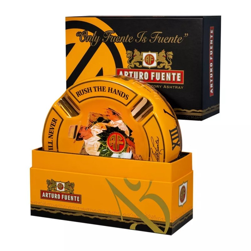 Arturo Fuente Ceramic Cigar Ashtray - OXO - Yellow