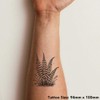 'Ferns and Grass' Temporary Tattoo - Water Resistant, Skin-Safe, Non-Toxic