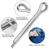 Nadisean 500Pcs Cotter Pins Assortment Kit, 304 Stainless Steel Split