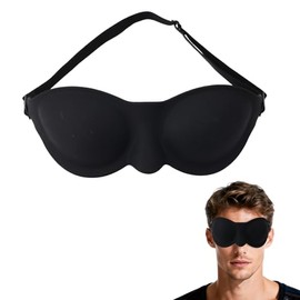 Gafas con Cámara de Humedad, Antifaz Hidratante de Silicona Dormir Ligeras y Cómodas Que Retienen La Humedad para Yoga Meditación Siestas e Insomnio