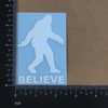 Sasquatch, Bigfoot, Hide and Seek Champion Decals (White, Small ~3.5")