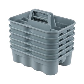 Taysisiter 6 Packs Plastic Cleaning Caddy with Handle, Portable Storage Caddy