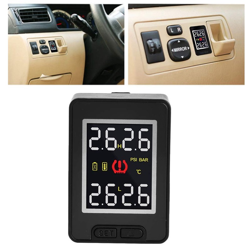 Tire Pressure Sensor,Car Tire Pressure Monitor System TPMS with 4